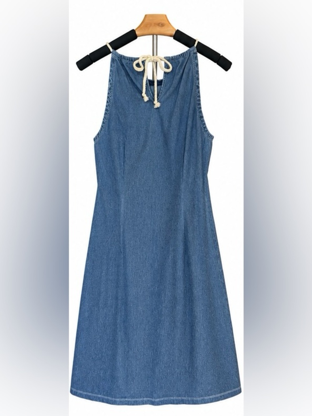 J.McLaughlin Chambray Denim Halter Dress | Size M | Like New 💙 - Picture 4 of 11
